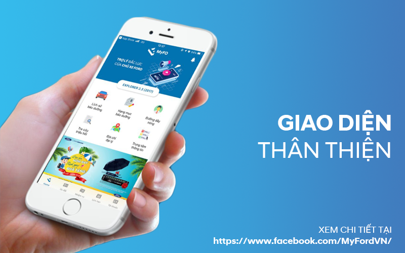 Giao diện App MyFO