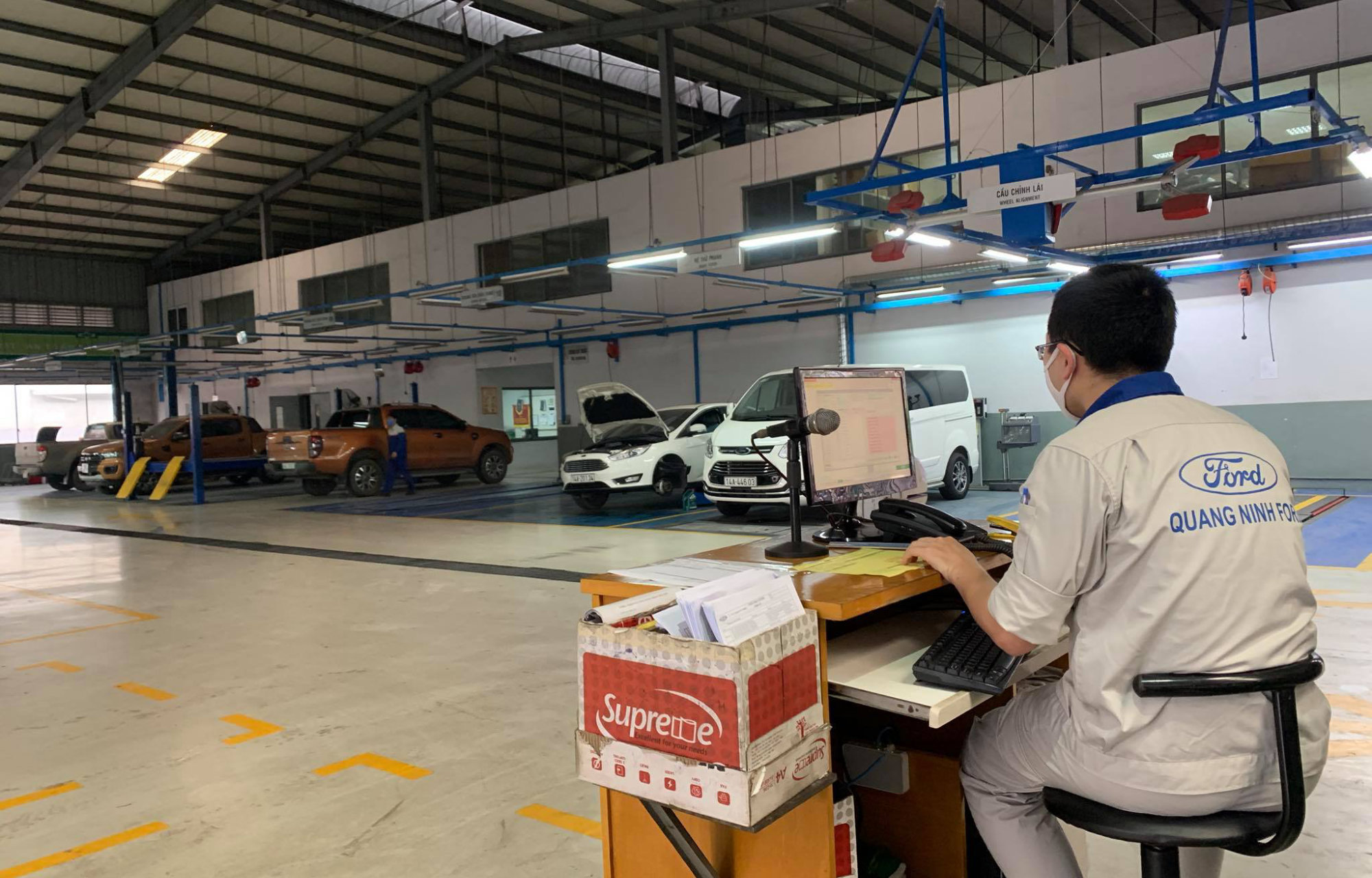 Xưởng dịch vụ tại Quảng Ninh Ford