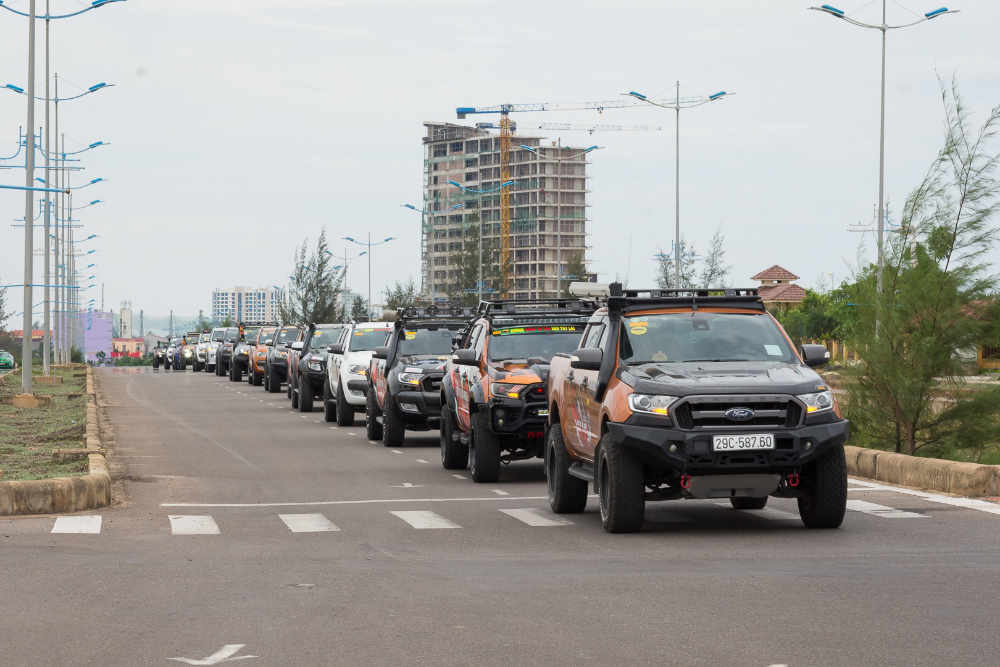 Đoàn xe Ford Ranger & Ranger Raptor