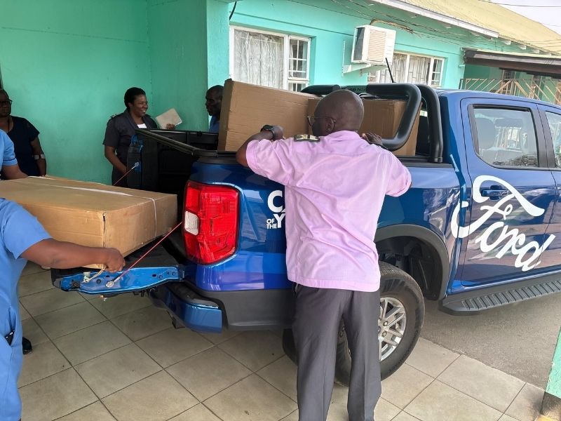 Truckloads of happiness truck full of boxes