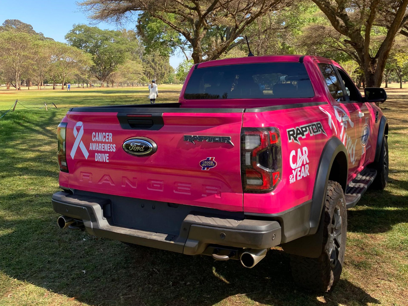 Pink Raptor rear